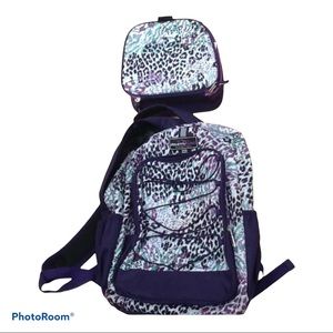 Adventuridge Purple  Backpack/‎ Lunchbag Bundle